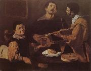 VELAZQUEZ, Diego Rodriguez de Silva y Three musician china oil painting artist